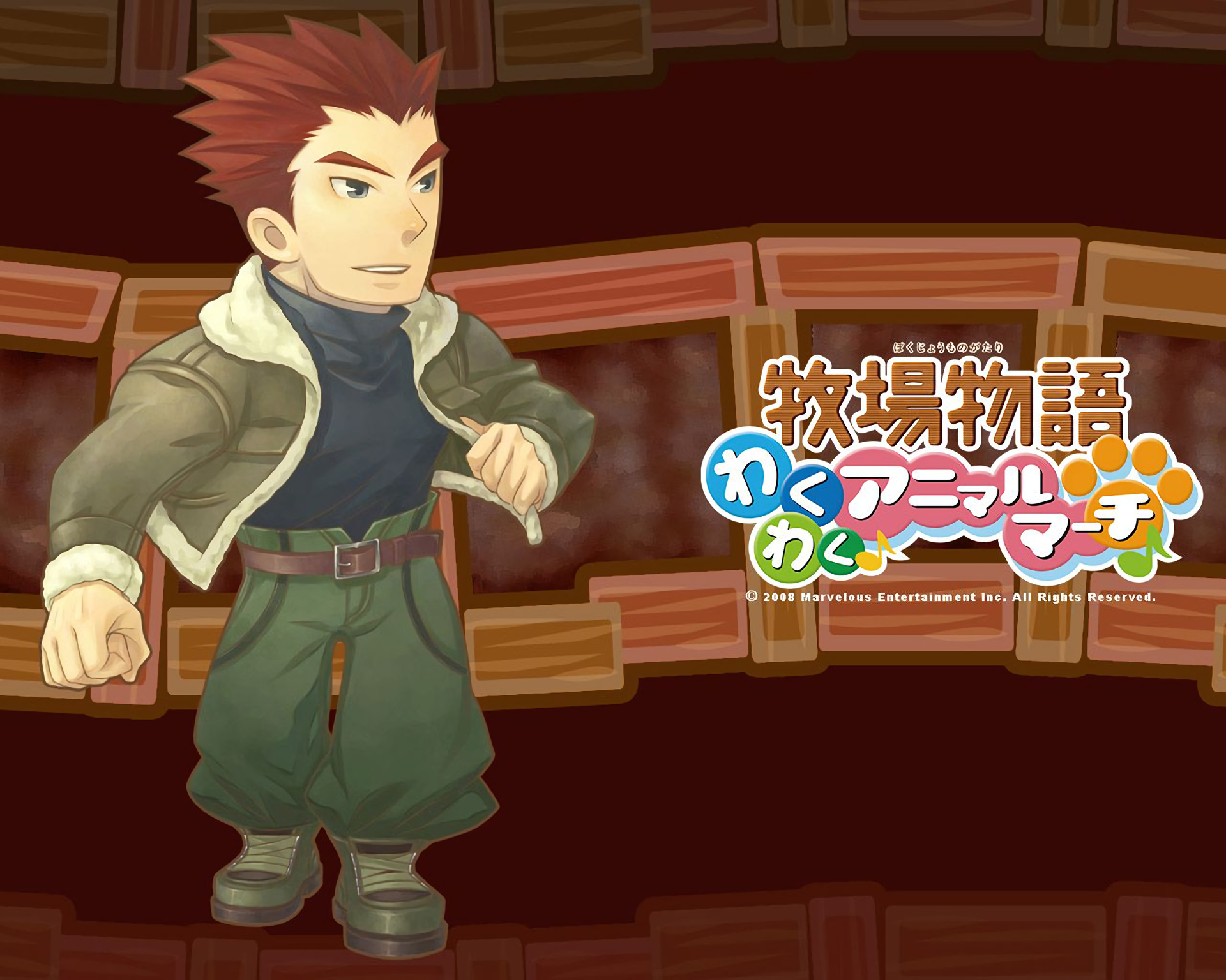 Download Video Game Harvest Moon: Animal Parade Anime Character Farming HD Wallpaper