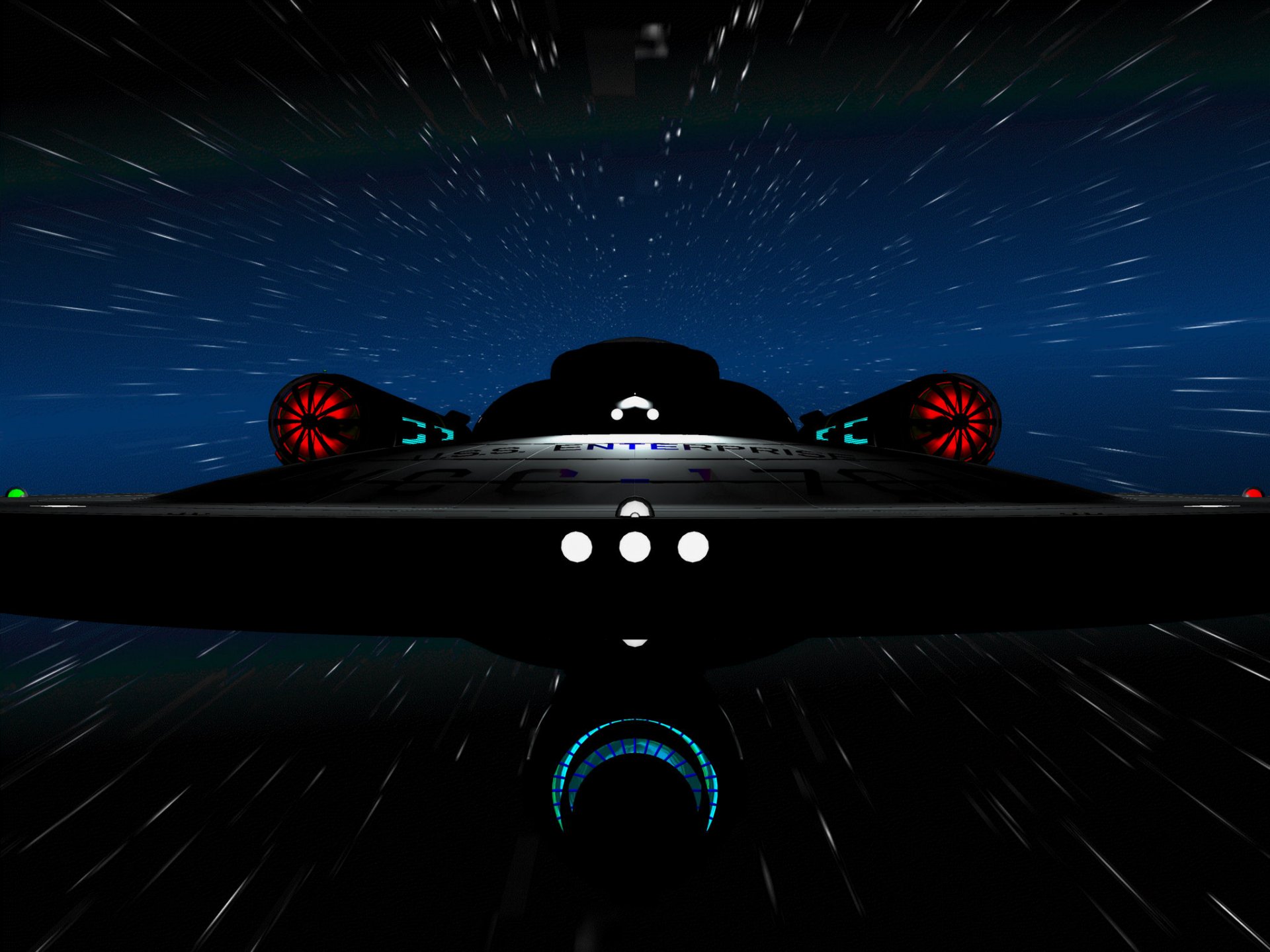 A dynamic HD wallpaper showcasing a starship soaring through the cosmos, embodying the spirit of sci-fi and the universe of Star Trek with vibrant colors and motion.