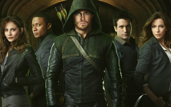 TV Show Arrow Stephen Amell Green Arrow David Ramsey John Diggle Katie Cassidy Laurel Lance Thea Queen Willa Holland Tommy Merlyn Colin Donnell The Hood Oliver Queen HD Wallpaper | Background Image