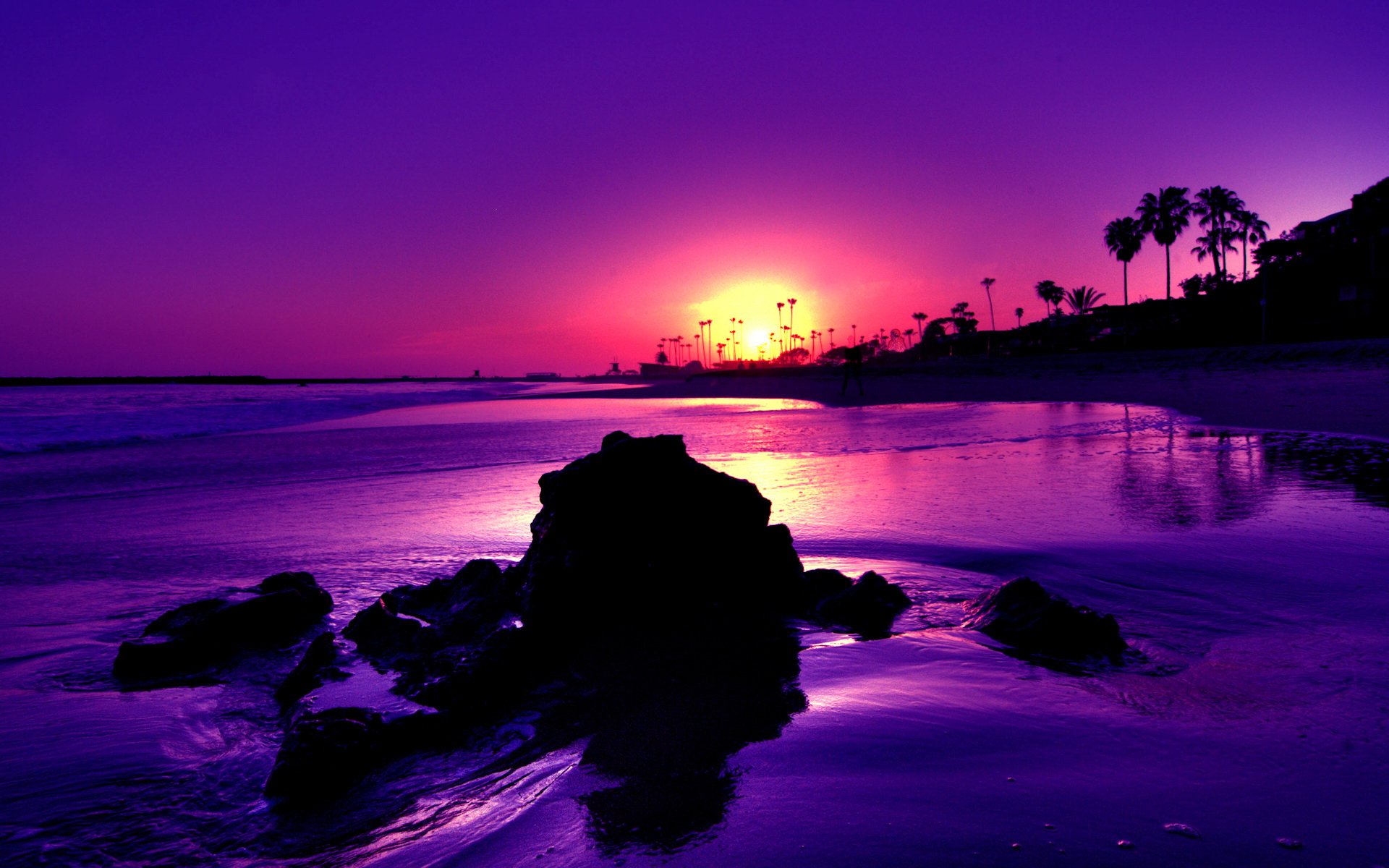 Download Nature Sunset HD Wallpaper | 1920x1200 | Wallpaper Abyss