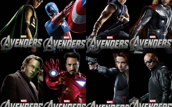 Movie The Avengers Avengers Iron Man Thor Captain America Loki Hawkeye Bruce Banner Black Widow Natasha Romanoff Nick Fury Jeremy Renner Scarlett Johansson Mark Ruffalo HD Wallpaper | Background Image