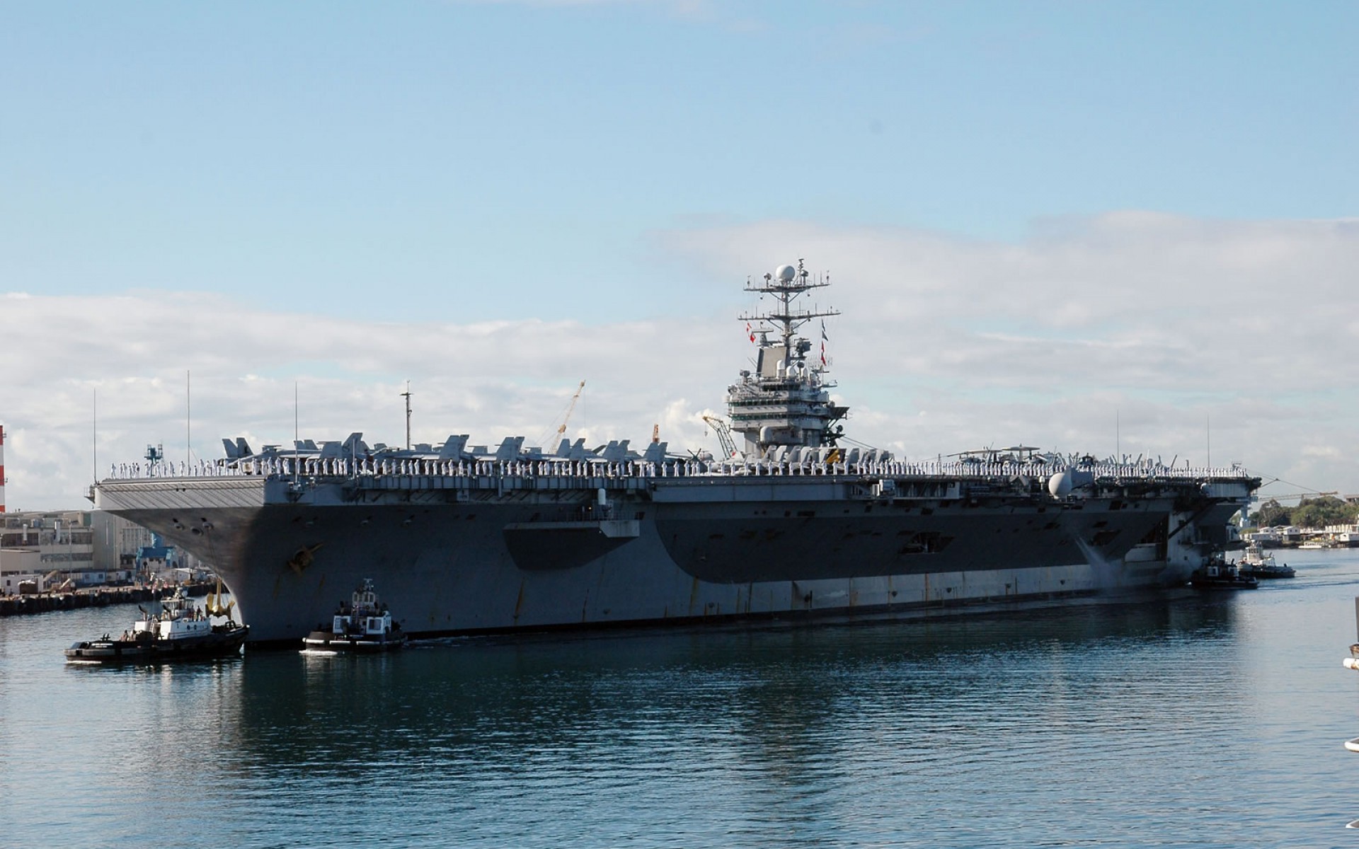 Military USS Abraham Lincoln (CVN-72) HD Wallpaper | Background Image