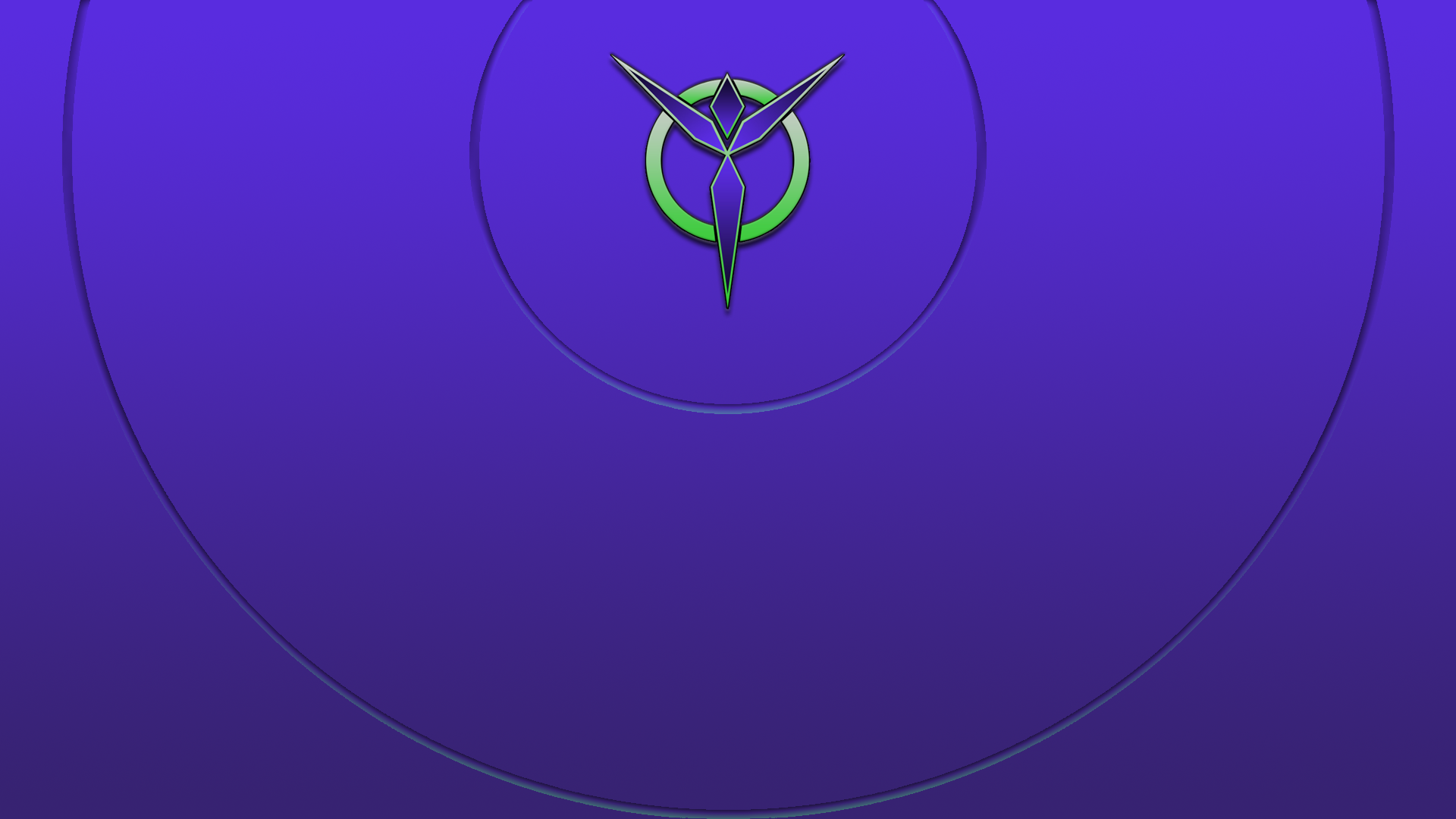 HD desktop wallpaper featuring the emblem from Planetside on a deep blue background.