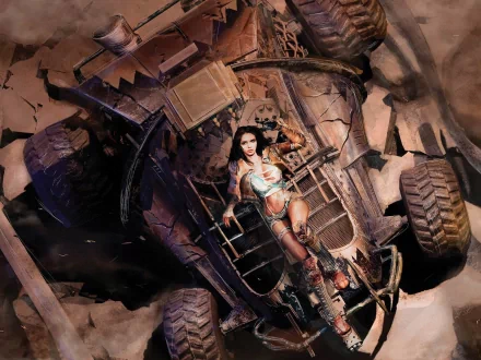 video game Auto Assault HD Desktop Wallpaper | Background Image