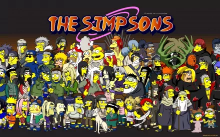 cast TV Show The Simpsons HD Desktop Wallpaper | Background Image