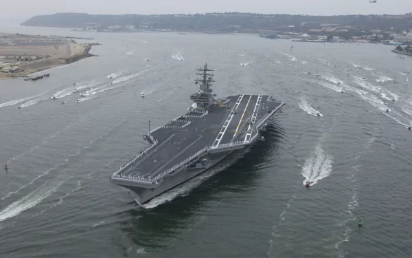 warship aircraft carrier military USS Ronald Reagan (CVN-76) HD Desktop Wallpaper | Background Image