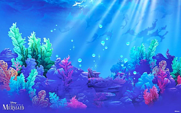 The Little Mermaid ocean sea movie The Little Mermaid (1989) HD Desktop Wallpaper | Background Image