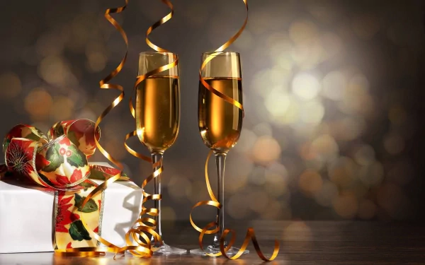 holiday New Year HD Desktop Wallpaper | Background Image
