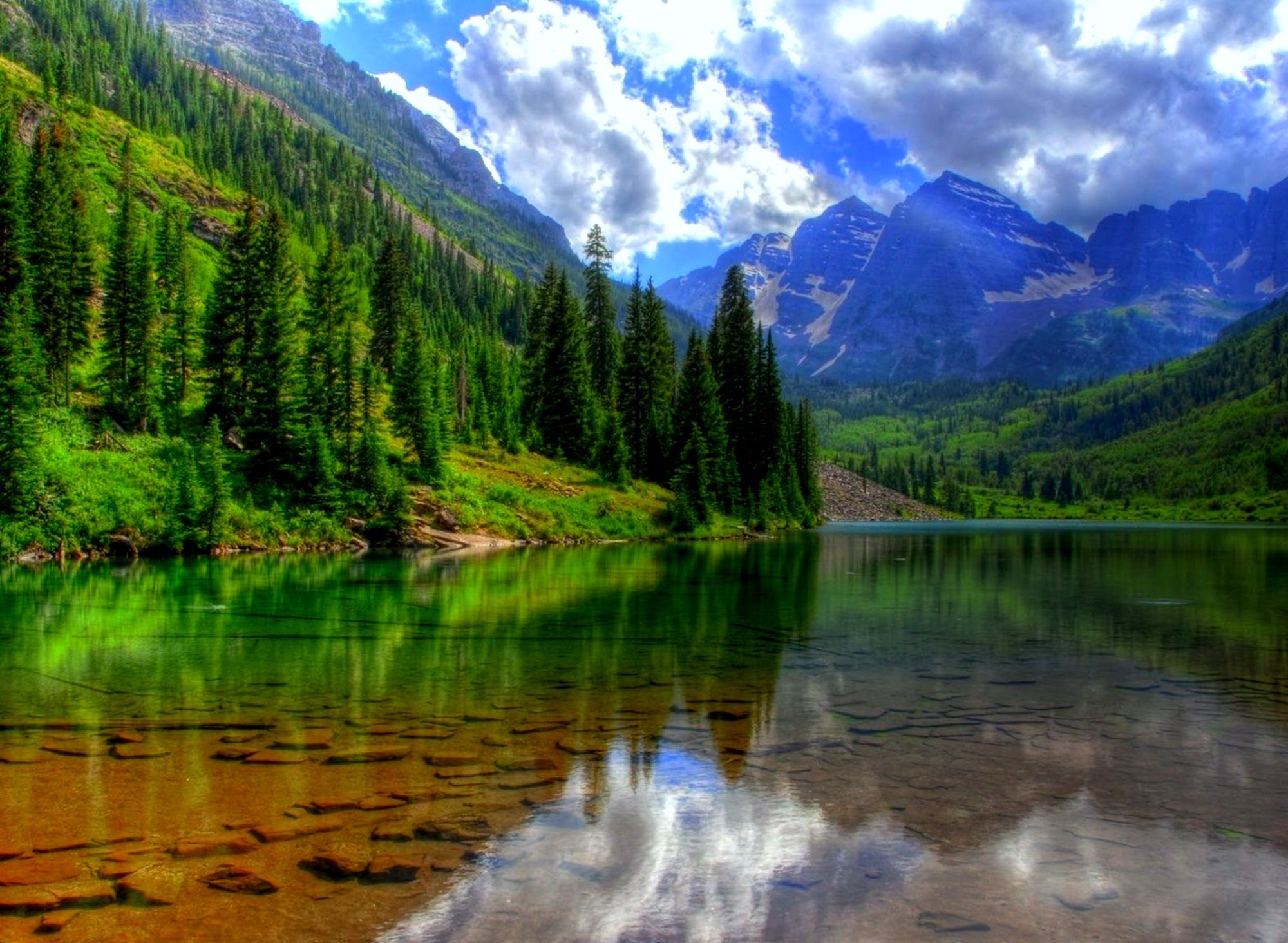 Download Nature Reflection HD Wallpaper