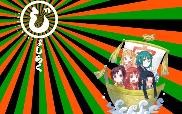 Anime Joshiraku HD Desktop Wallpaper | Background Image