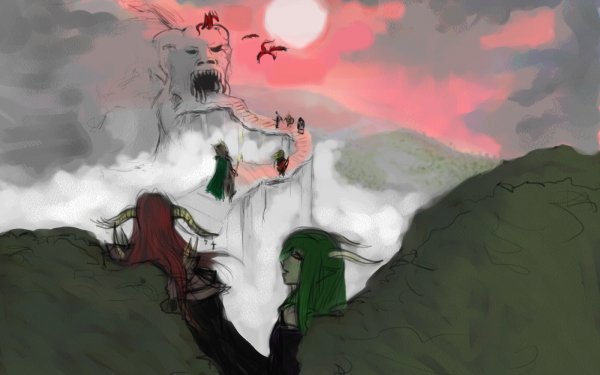 Fantasy Artistic Dungeon Adventurer Fellowship HD Wallpaper | Background Image