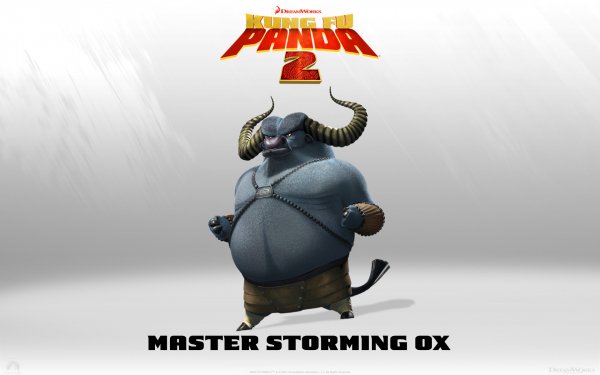 Movie Kung Fu Panda 2 Kung Fu Panda Storming Ox HD Wallpaper | Background Image