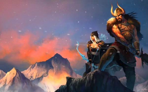 Tryndamere (League of Legends) Ashe (League Of Legends) video game League Of Legends HD Desktop Wallpaper | Background Image