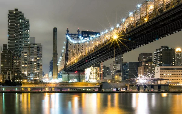 man made Queensboro Bridge HD Desktop Wallpaper | Background Image