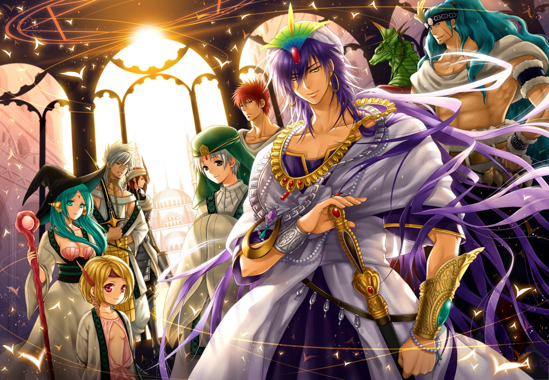 92 Magi The Labyrinth Of Magic Hd Wallpapers Background Images