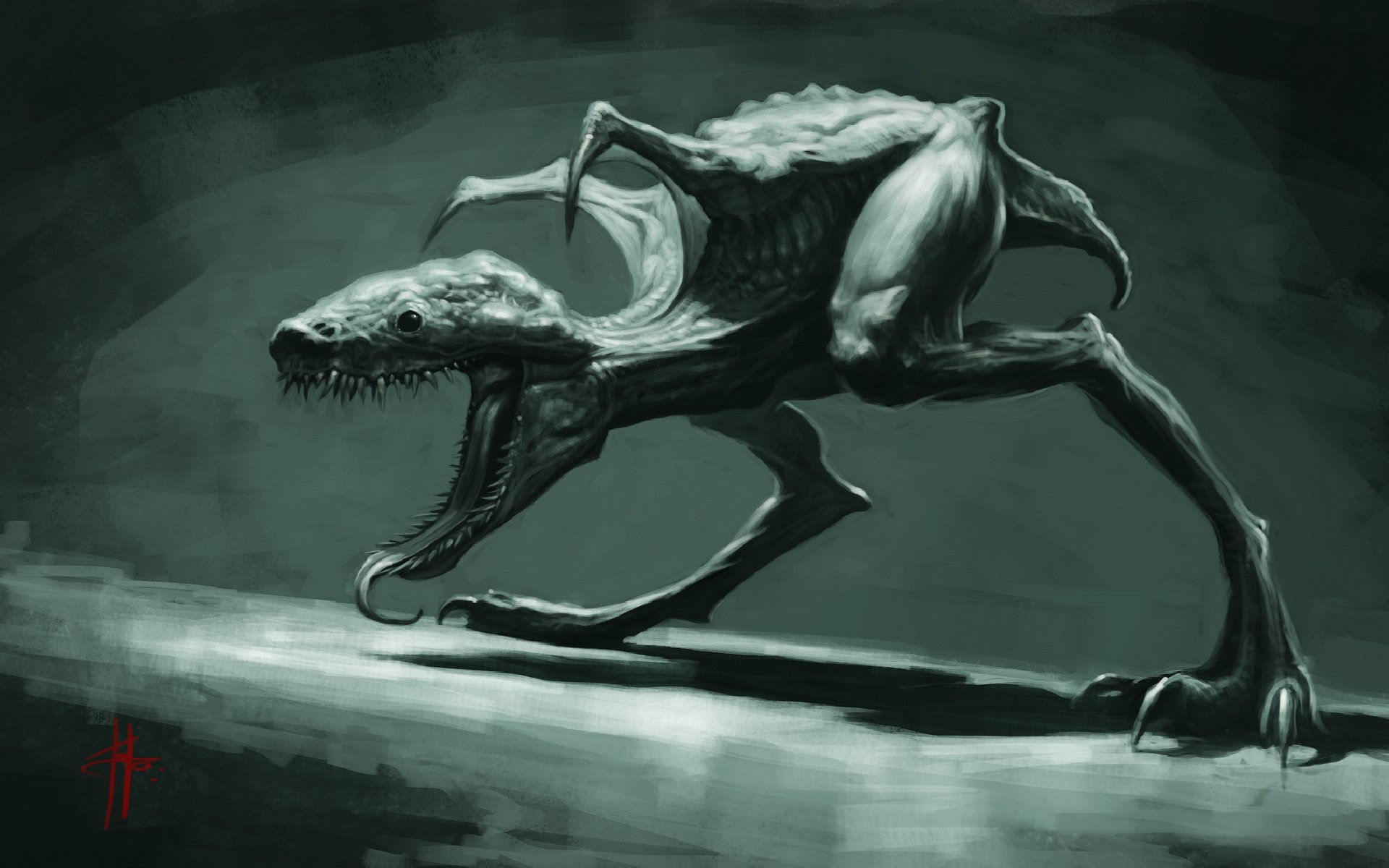 Download Dark Creature HD Wallpaper by Tom Long