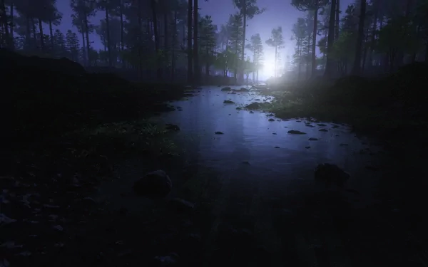 nature stream HD Desktop Wallpaper | Background Image