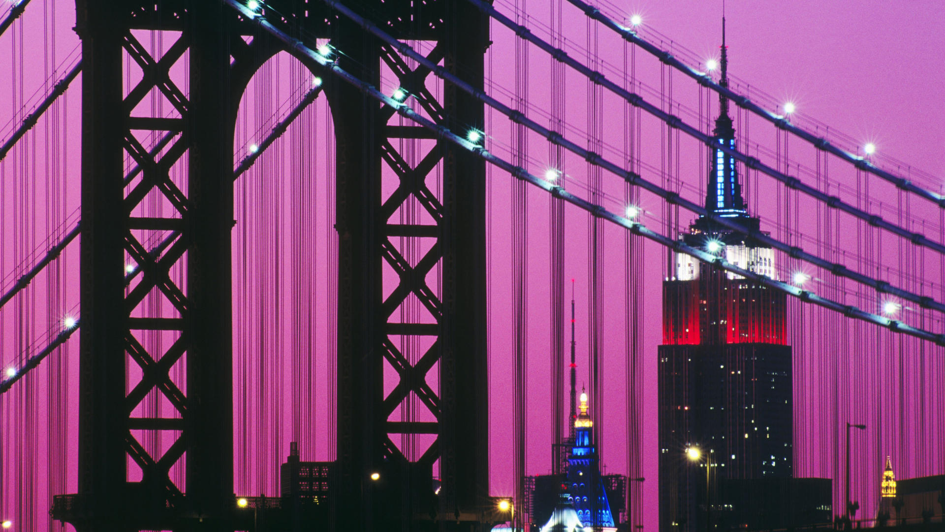 Man Made Manhattan Bridge HD Wallpaper | Background Image