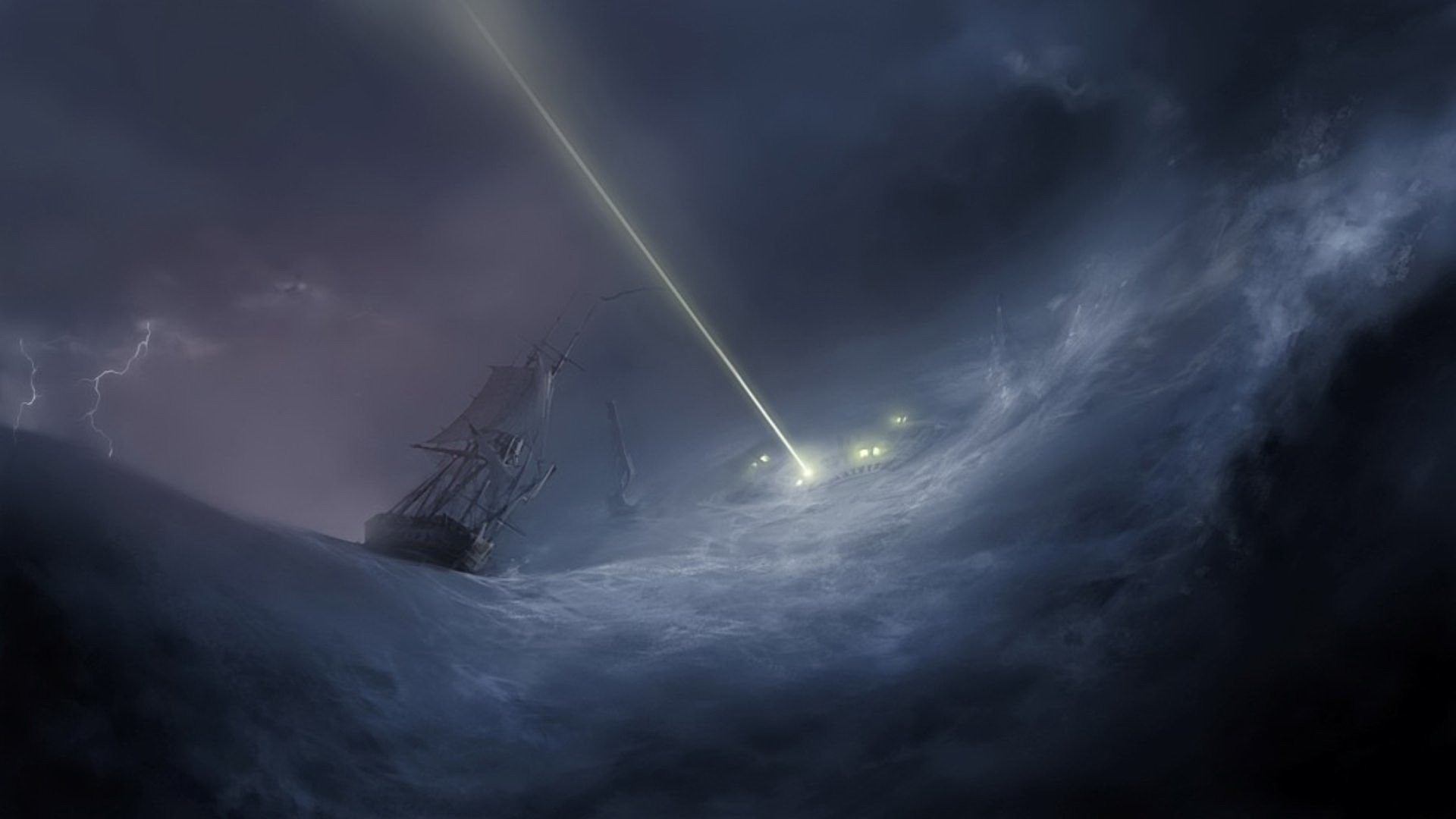 Download Fantasy Ship HD Wallpaper