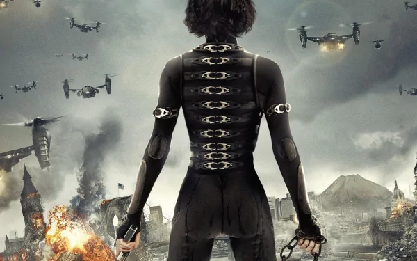Milla Jovovich Alice (Resident Evil) movie Resident Evil: Retribution HD Desktop Wallpaper | Background Image