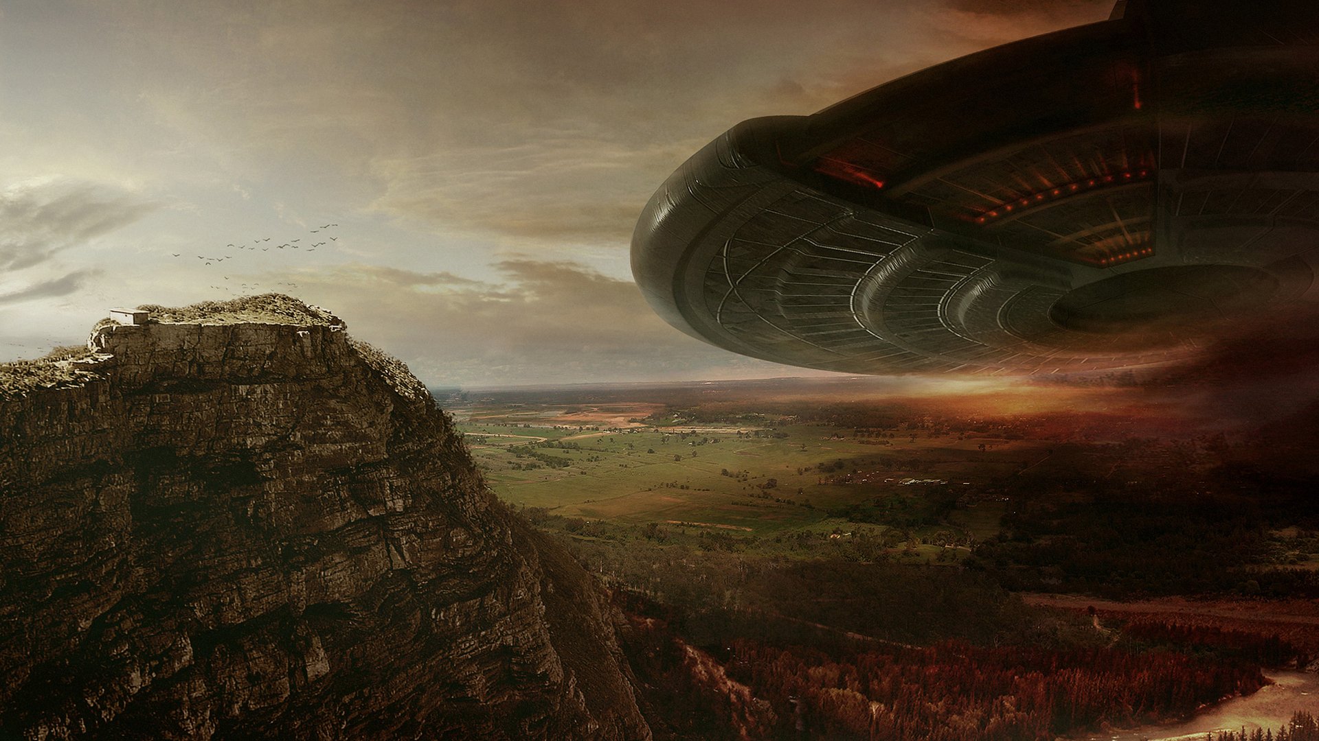 Download Sci Fi Spaceship HD Wallpaper | 1920x1080 | Wallpaper Abyss