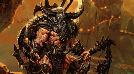 Barbarian (Diablo III) video game Diablo III HD Desktop Wallpaper | Background Image