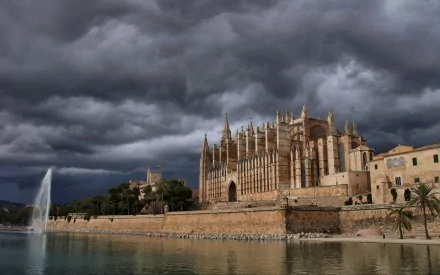  The Cathedral of Santa Maria of Palma in Spain