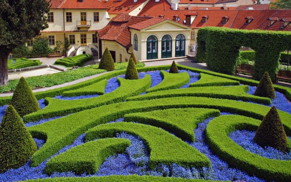 Man Made Garden Prague Botanical Garden Czech Republic HD Wallpaper | Background Image