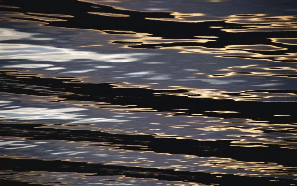 Close-up of rippling water with shimmering reflections, captured in stunning 4K Ultra HD as a serene nature-themed PC desktop wallpaper.