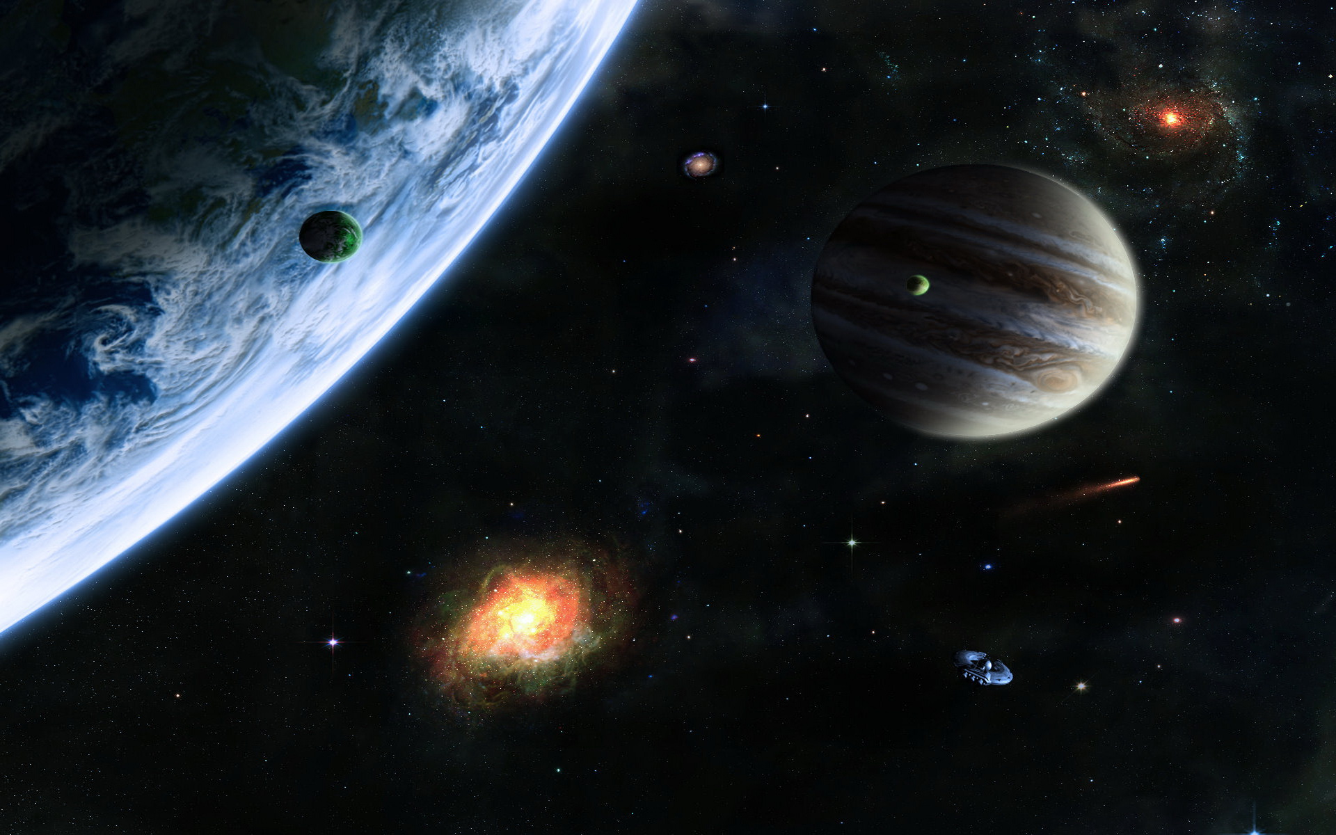 Outer Space Planets Screensavers