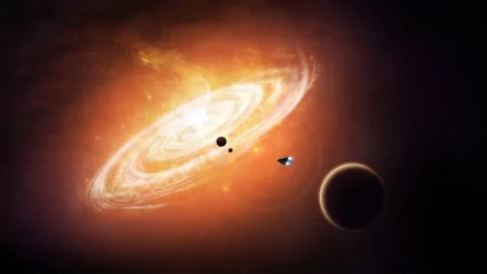 Sci Fi quasar HD Desktop Wallpaper | Background Image