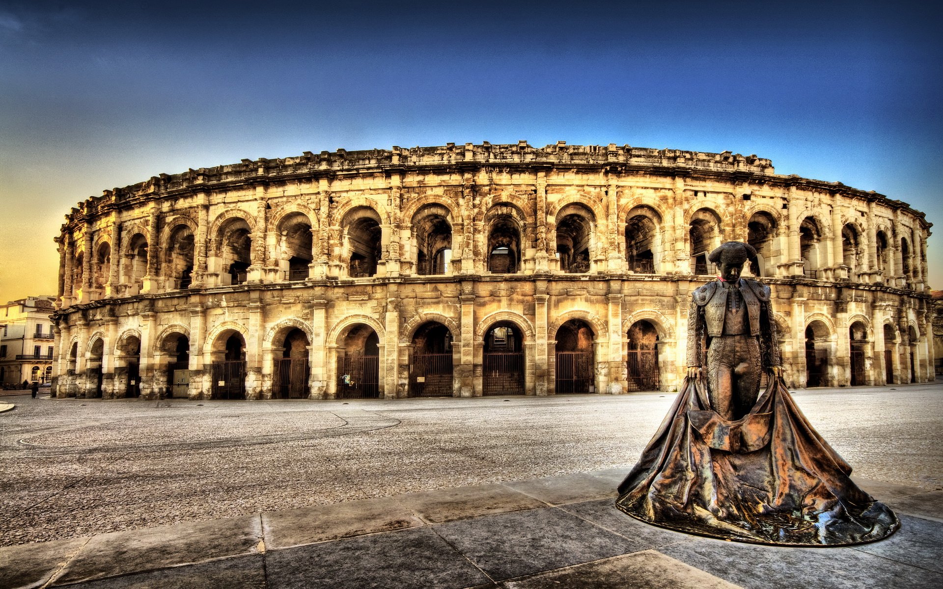 Download Man Made Colosseum HD Wallpaper