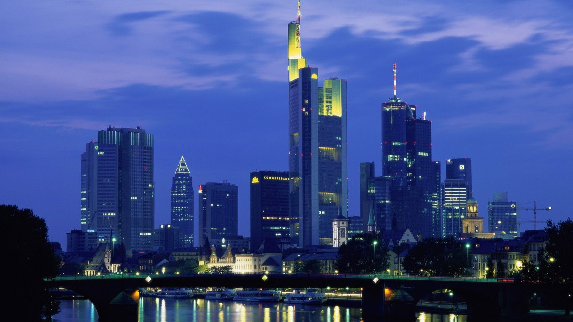 Download Man Made Frankfurt HD Wallpaper
