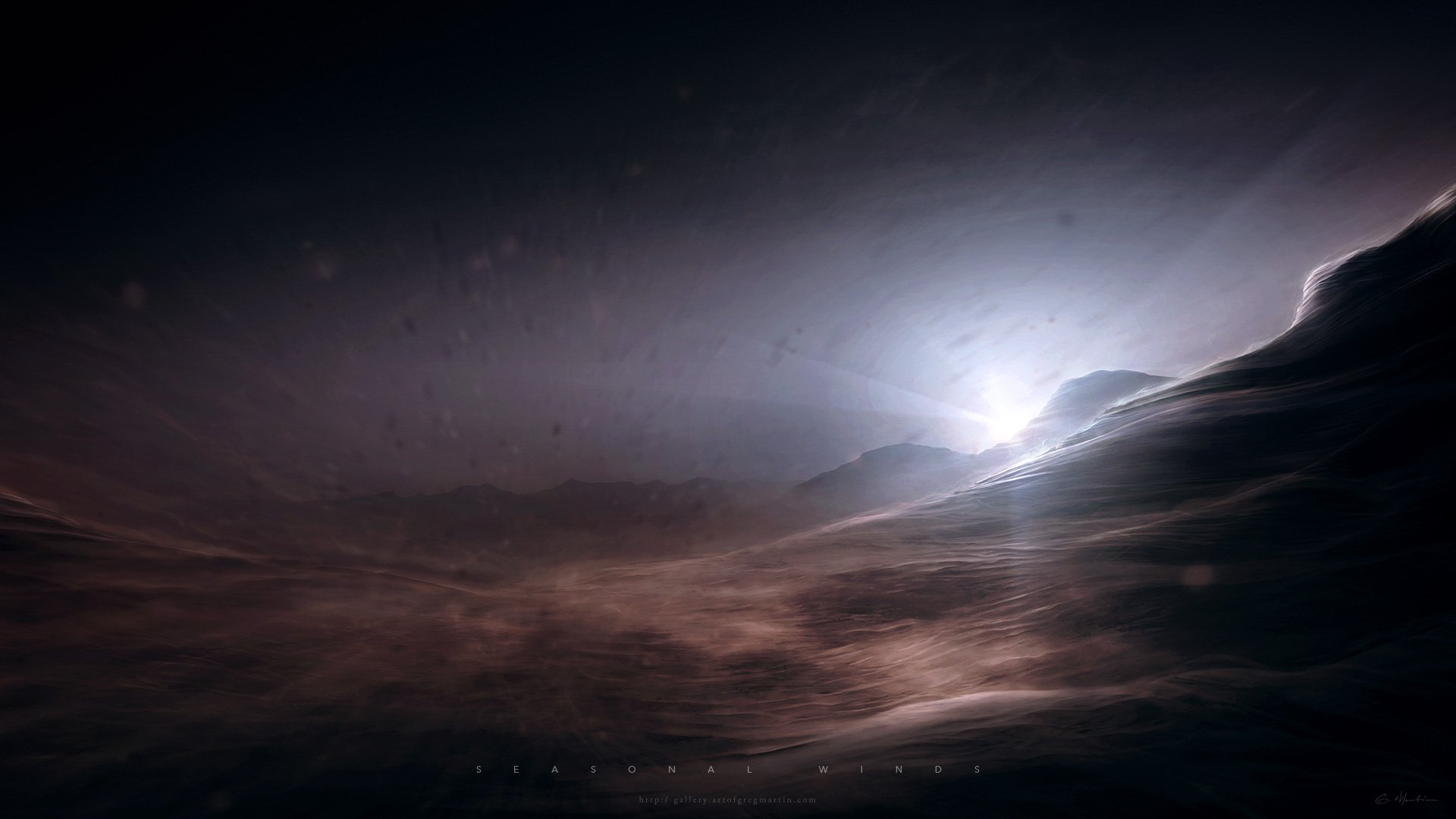 Download Sci Fi Landscape HD Wallpaper by Greg Martin