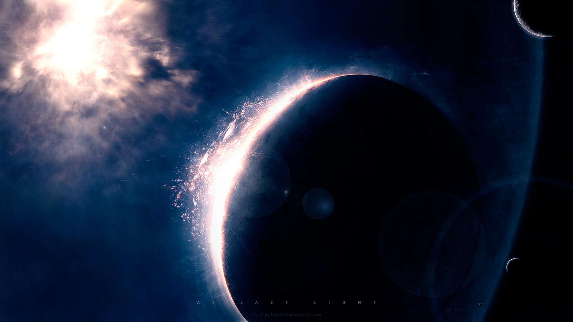 Download Sci Fi Planet HD Wallpaper by Greg Martin