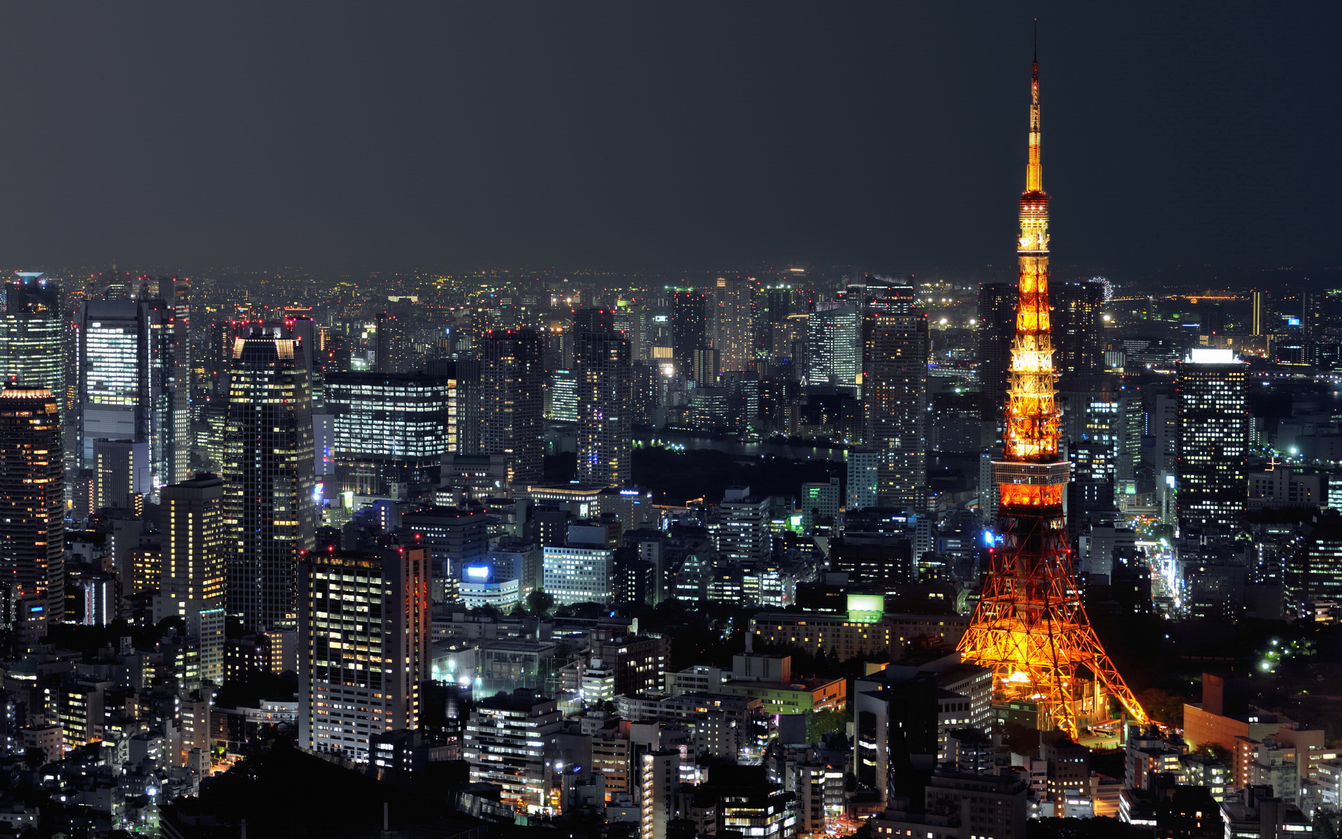 Tokyo Tower Illuminates Night Skyline Stunning Japan HD Wallpaper Tokyo Tower Illuminates Night Skyline Stunning Japan HD Wallpaper
