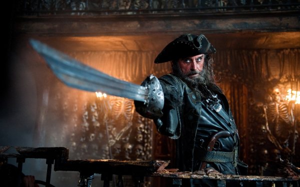 Movie Pirates of the Caribbean: On Stranger Tides Pirates Of The Caribbean Pirate Ian McShane Blackbeard HD Wallpaper | Background Image