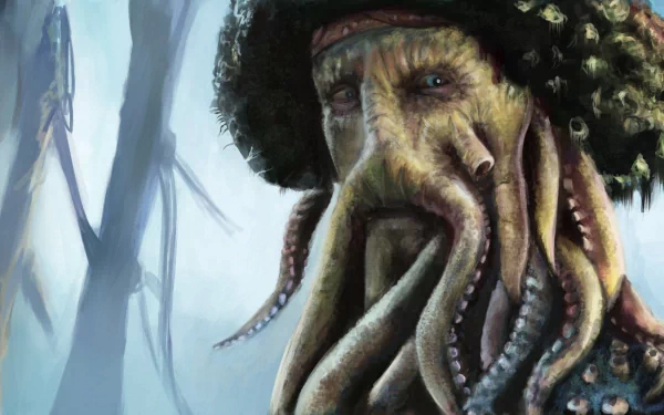 Davy Jones movie Pirates Of The Caribbean: Dead Man's Chest HD Desktop Wallpaper | Background Image