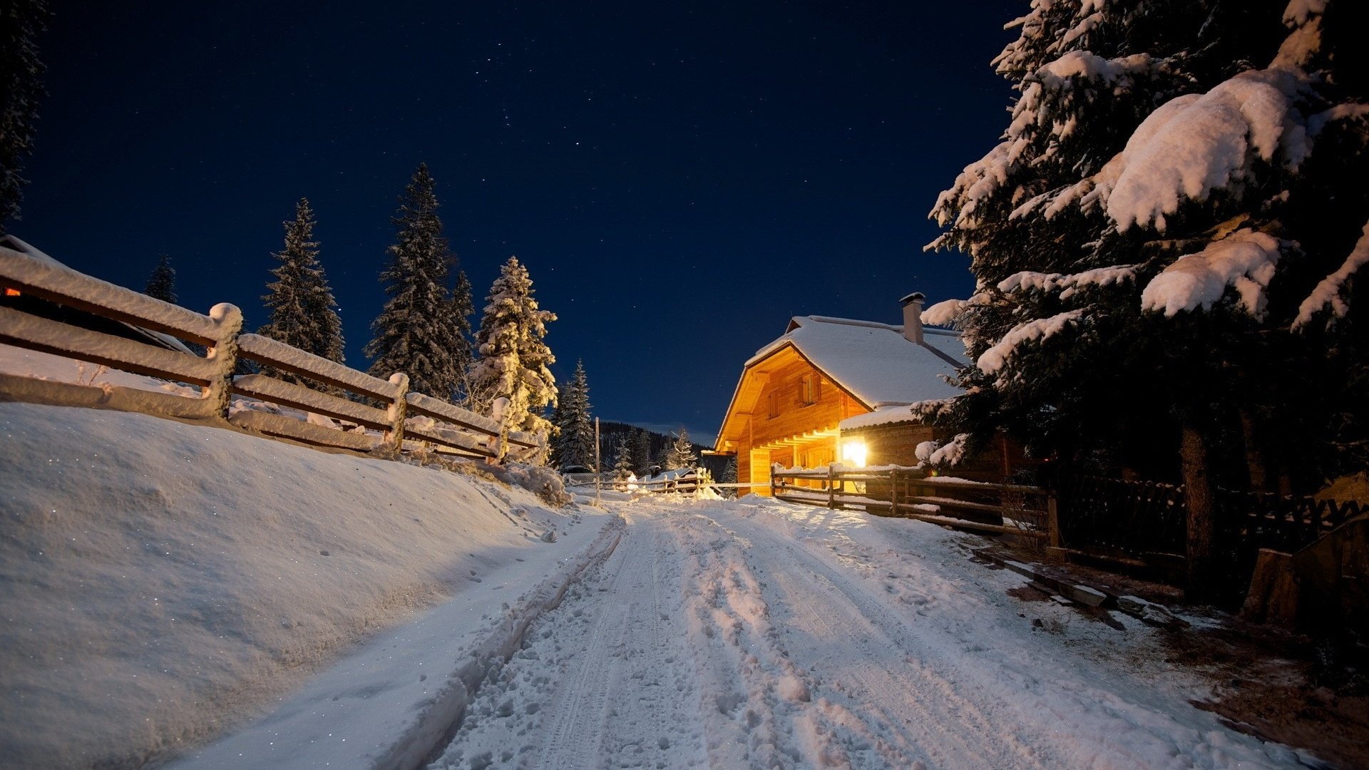 Download Man Made Cabin HD Wallpaper