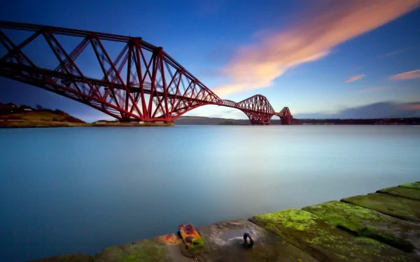 man made Forth Bridge HD Desktop Wallpaper | Background Image