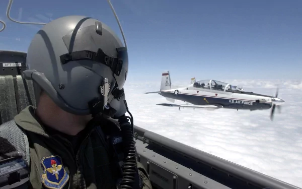 military beechcraft t-6 texan ii HD Desktop Wallpaper | Background Image