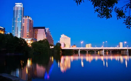 Texas Austin man made city HD Desktop Wallpaper | Background Image