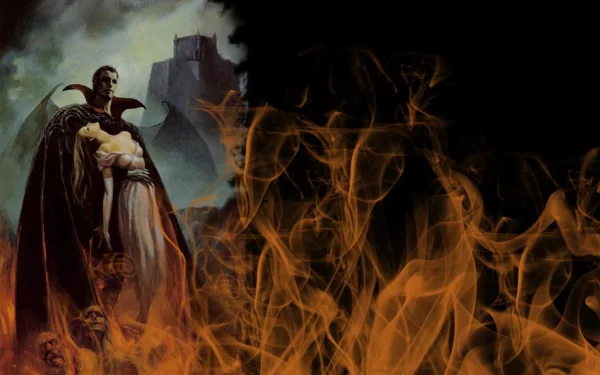 Dracula fantasy vampire HD Desktop Wallpaper | Background Image
