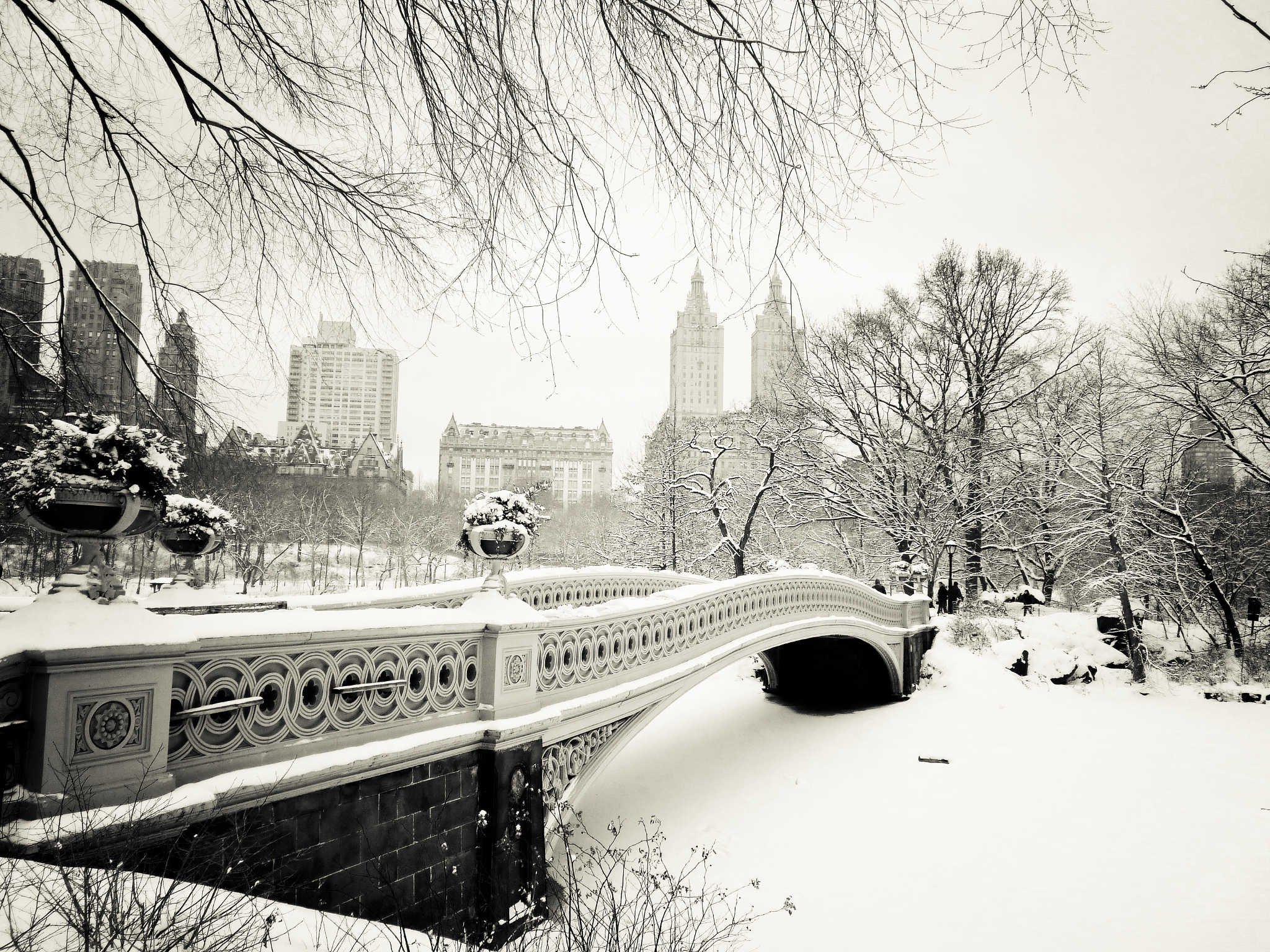 new york winter wallpaper