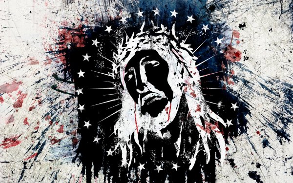 Religious Jesus Banksy HD Wallpaper | Background Image