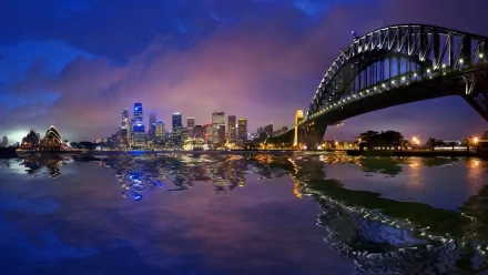 Sydney Opera House Sydney man made Sydney Harbour Bridge HD Desktop Wallpaper | Background Image