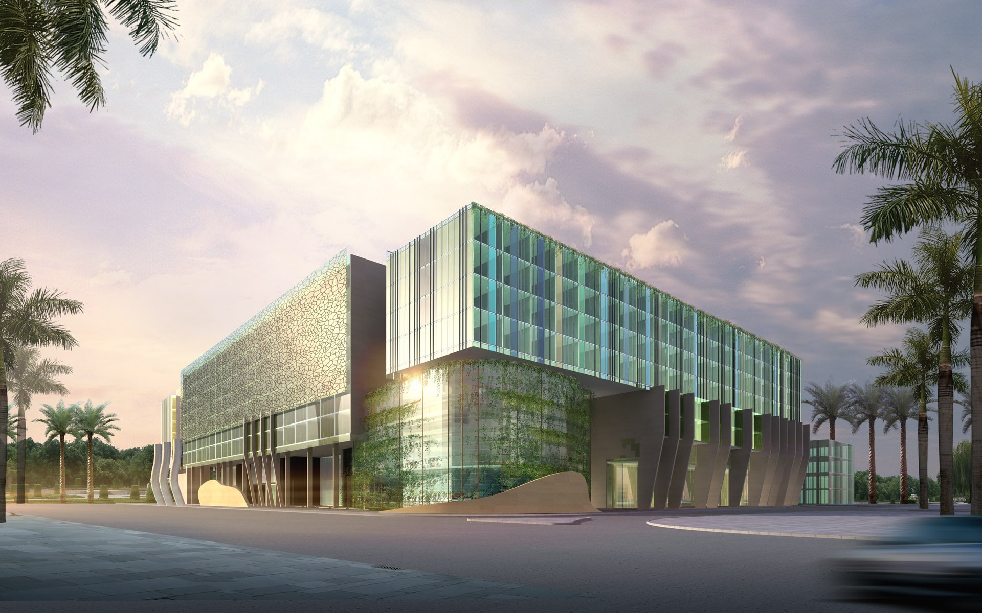 Download Artistic Building HD Wallpaper