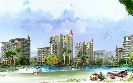 artistic apartment complex HD Desktop Wallpaper | Background Image