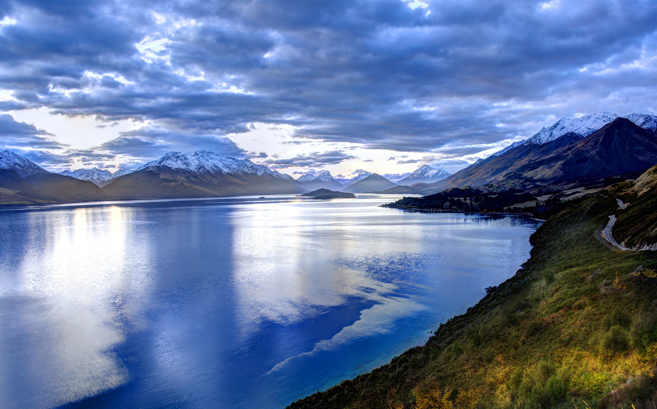 Download Cloud Forest Sky Scenic Mountain Landscape Nature River HD ...