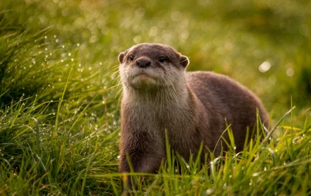 Animal otter HD Desktop Wallpaper | Background Image